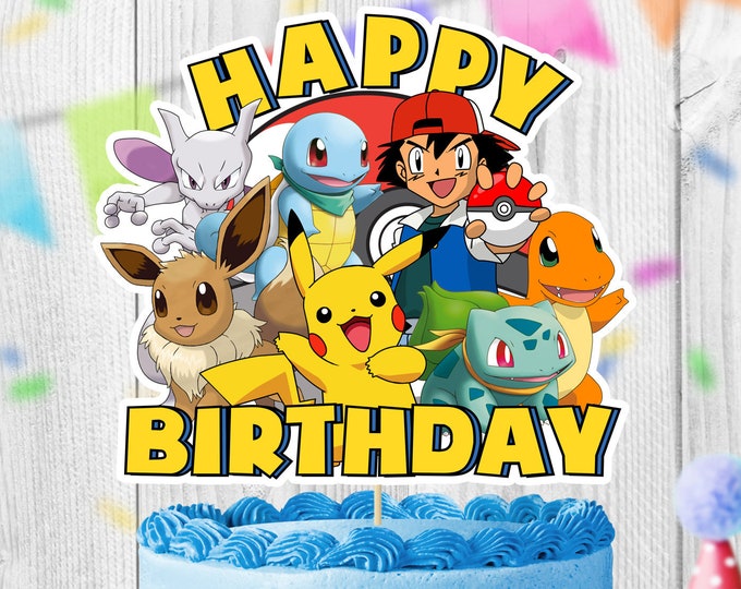 Pikachu Pokemon gehen alles Gute zum Geburtstag Party Hut Geek Etsy