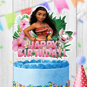 Moana Cake Topper Etsy