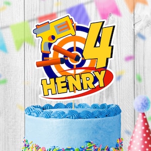 Personalized DIGITAL file Cake Topper, Cake Topper Birthday Party Cake Topper