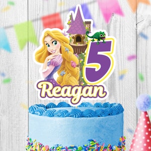 Personalized DIGITAL file Cake Topper, Birthday Party Cake Topper