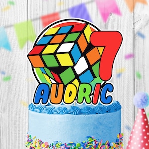 File DIGITALE personalizzato Cake Topper, Cake Topper festa di compleanno