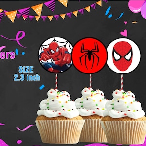INSTANT DOWNLOAD DIGITAL file Cupcake Toppers, Topper Cake Topper Birthday Party