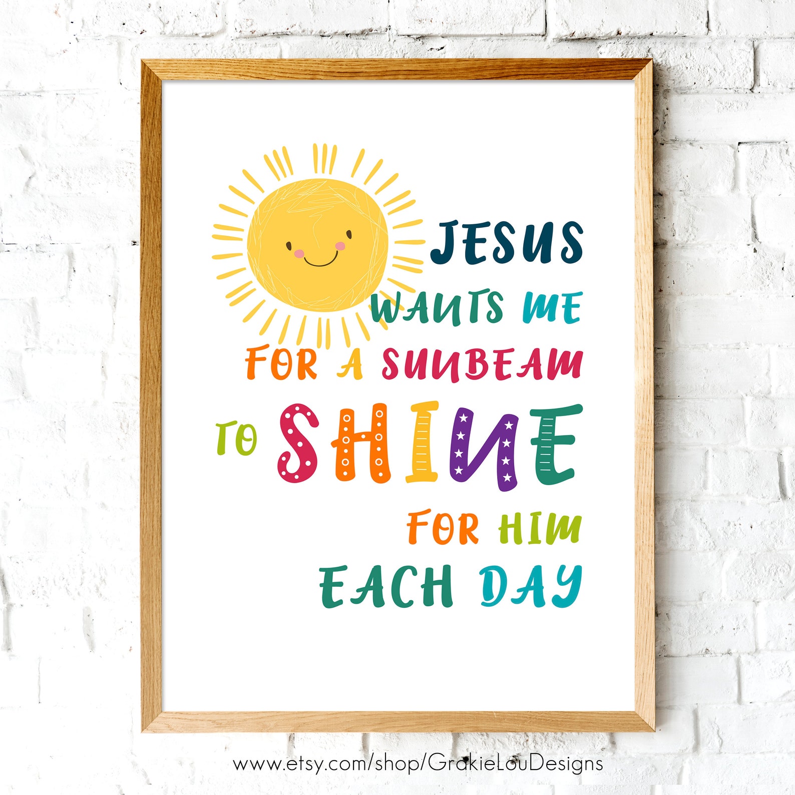 Jesus Wants Me for a Sunbeam Instant Digital Download Sunday - Etsy
