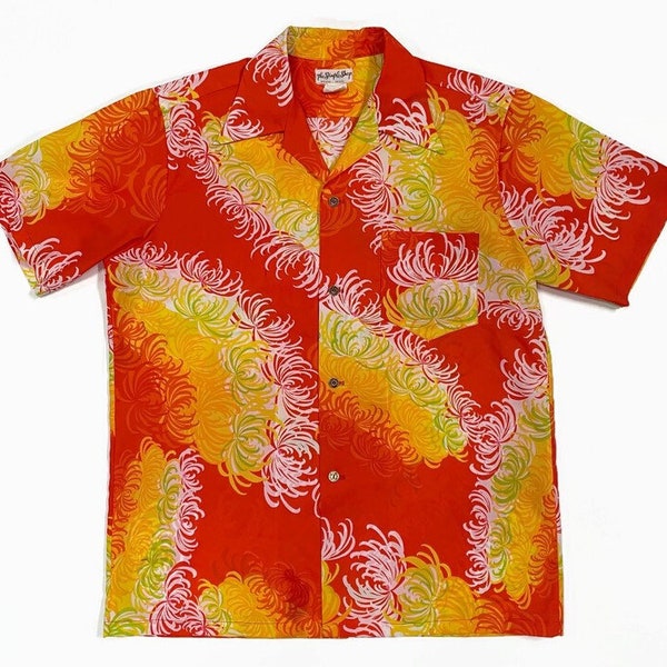 The Sample Shop Aloha Shirt Size Medium Circa 1960s