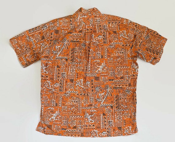 Reyn Spooner Aloha Shirt Size Large Circa 1990s - image 5