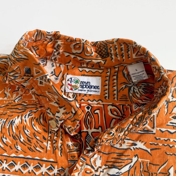 Reyn Spooner Aloha Shirt Size Large Circa 1990s - image 3