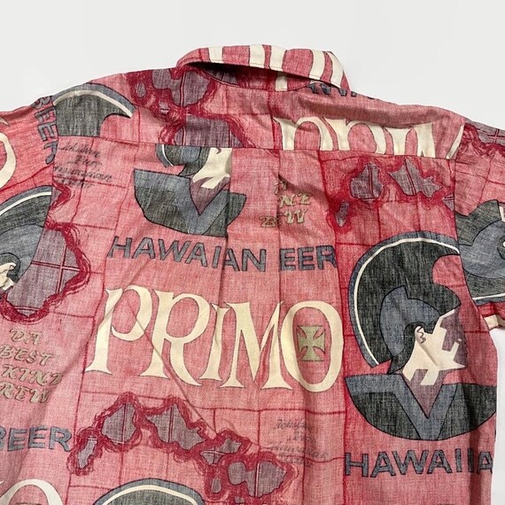 Hawaiian Holiday Primo Beer Aloha Shirt Size Smal… - image 8