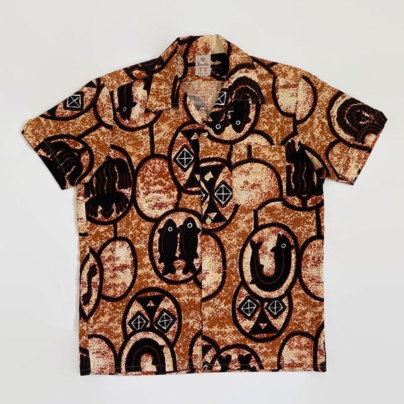 Double 77 Aloha Shirt Size Medium Circa 1970s - image 1