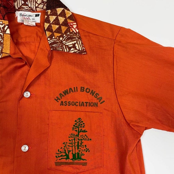 Hawaii Bonsai Association Bowling Shirt Size Smal… - image 5