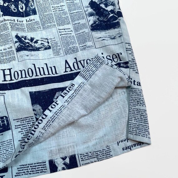 Honolulu Advertiser Aloha Shirt Size Small Circa … - image 5