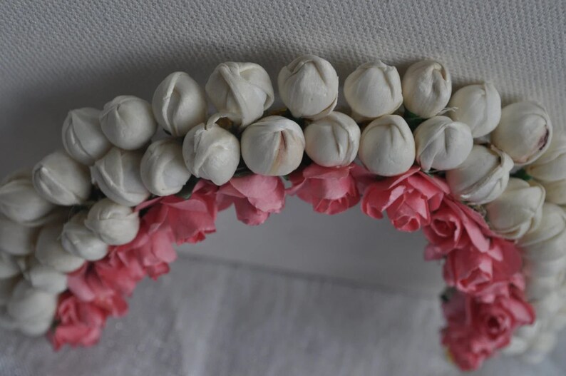 Hair Gajra Artificial Jasmine Flower Reusable Mogra Hair Etsy