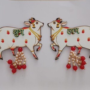 Handmade Cow Wall Hanging Decor, Diwali Pooja Return Gifts, Home Decoration, Housewarming favors, Wedding Gifts, New Home Gift, Gift for Mom