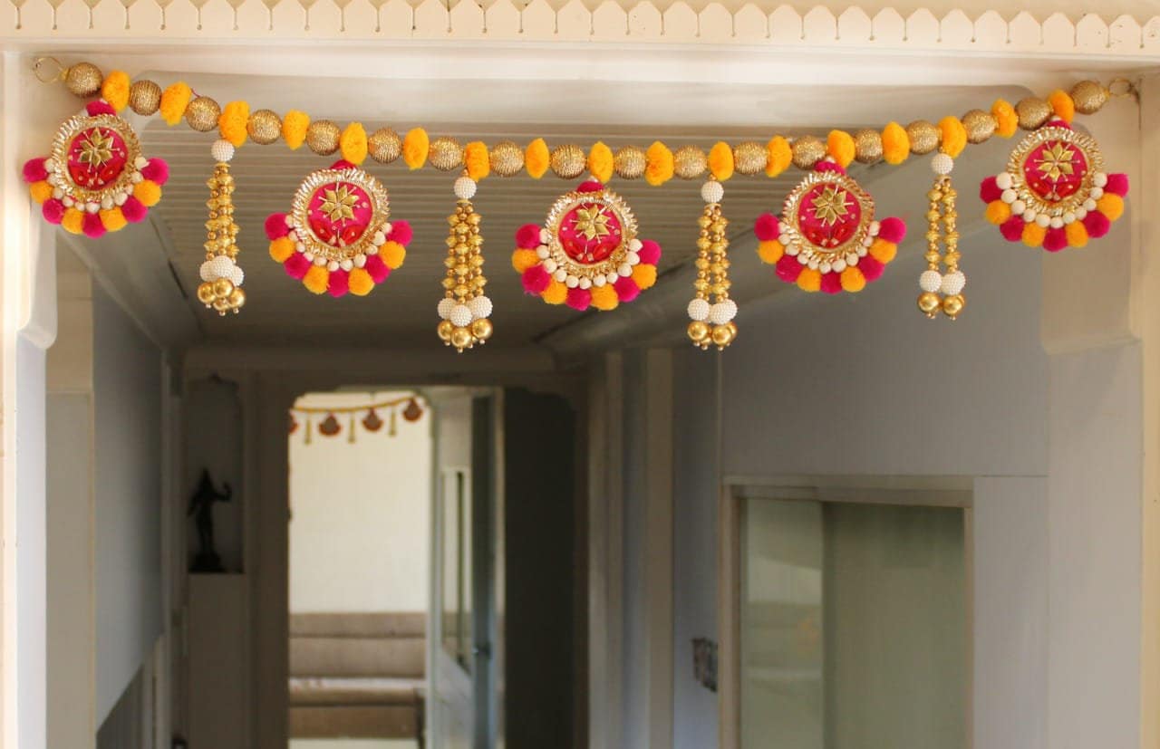 Red Crystal Beads Window And Door Hangings, Size: 3 Feet at Rs 320/piece in  Jaipur