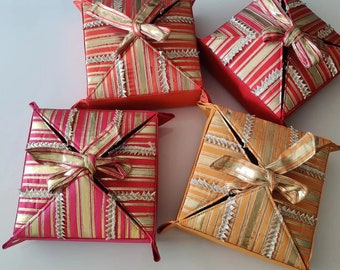 Cajas de regalo favor, cajas Mithai a granel, bolsas de regalo de devolución, cestas de regalo Shagun, cajas de favores de boda indias, caja de regalo dulce, regalos de dama de honor