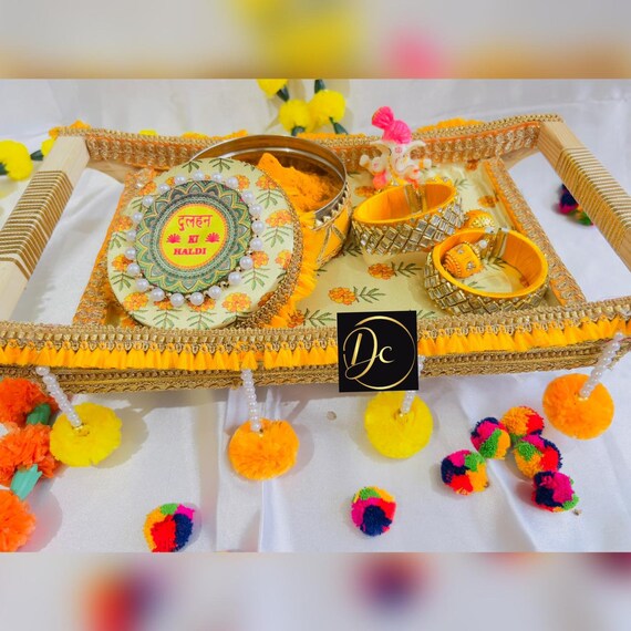 Haldi ceremony best sale accessories