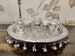 Indian German Silver Pooja Thali set for Hindu Diety Worship Puja Room Mandir Decor Antique Oxidized Silver Plate Religious Diwali Mom Gifts 