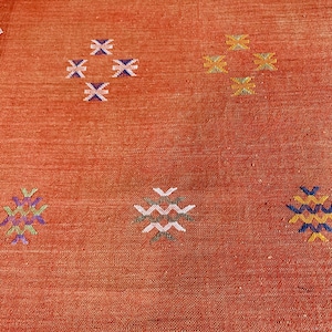 Customized Moroccan Cactus Silk Runner, Rug Carpet, Natural Lighting Colors Tribal motifs,Hand Woven Berbers from Morocco's Atlas Mountains image 9