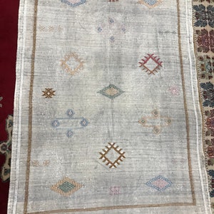 Customized Moroccan Cactus Silk, Rug Carpet, Hand Woven by Berbers from Morocco&#39;s Atlas Mountains