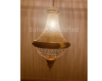 Brass pendant, Handmade Moroccan Pendant light,Artisanal Hanging Lamp ,Lampshades Lighting, New Home Decor Lighting,ceiling light Shade Lamp