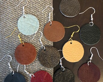 Genuine Leather Earrings