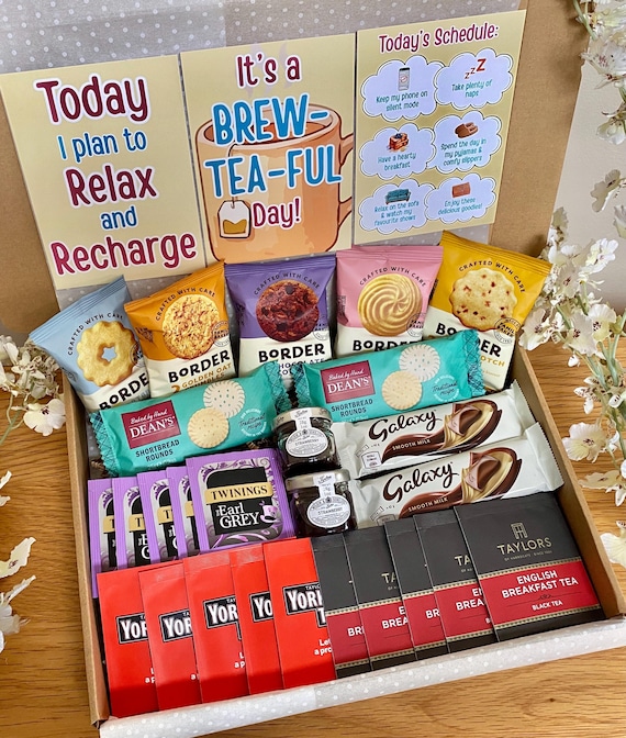 Tea Box | Tea Hamper | Father’s Day | Coffee Gift Box | Hot Chocolate Gift Box | Birthday | Personalised | For Her | For Him | Thank You |