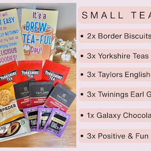 Tea Box | Tea Hamper | Father’s Day | Coffee Gift Box | Hot Chocolate Gift Box | Birthday | Personalised | For Her | For Him | Thank You | image 2