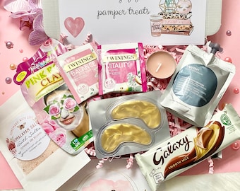 Pamper Gift Box, Relax, Pamper Hamper, For Her, Care Package, Letterbox, Mother’s Day, Birthday, Eid Mubarak, Hug in a Box, Valentine’s Day,