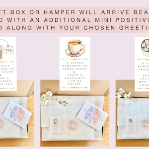 Tea Box | Tea Hamper | Father’s Day | Coffee Gift Box | Hot Chocolate Gift Box | Birthday | Personalised | For Her | For Him | Thank You | image 16