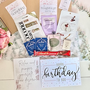 Pamper Gift Boxes | Letterbox Friendly | Personalised | Thinking of You | Care Package | Thank You | Get Well Soon  | Hug in a Box |