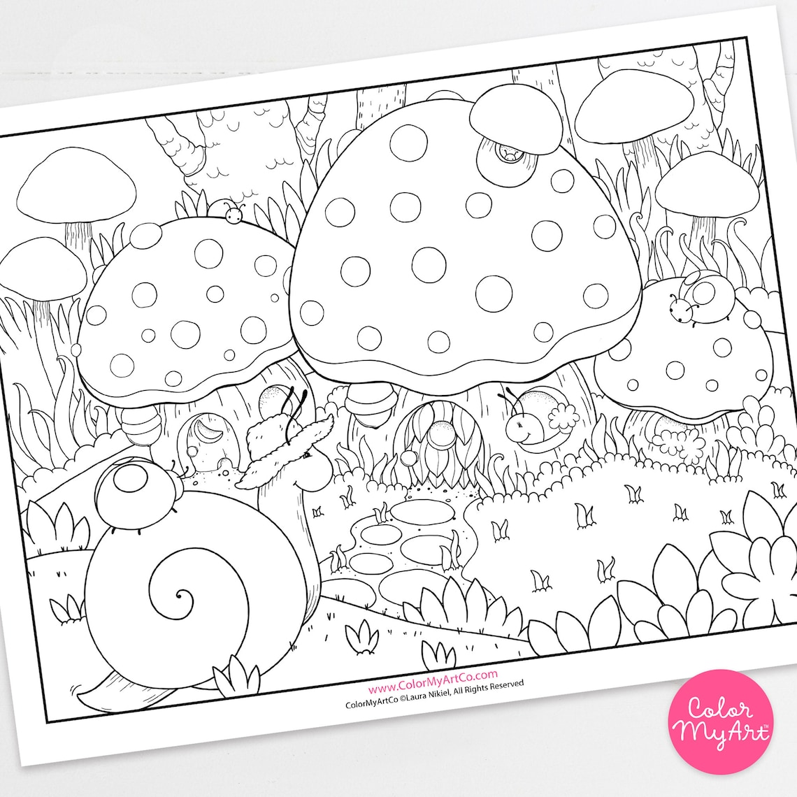 Snail Coloring Page Mushroom Coloring Sheet Cute Mushroom House Cute snail-coloring-page-mushroom-coloring-sheet-cute-mushroom-house-cute