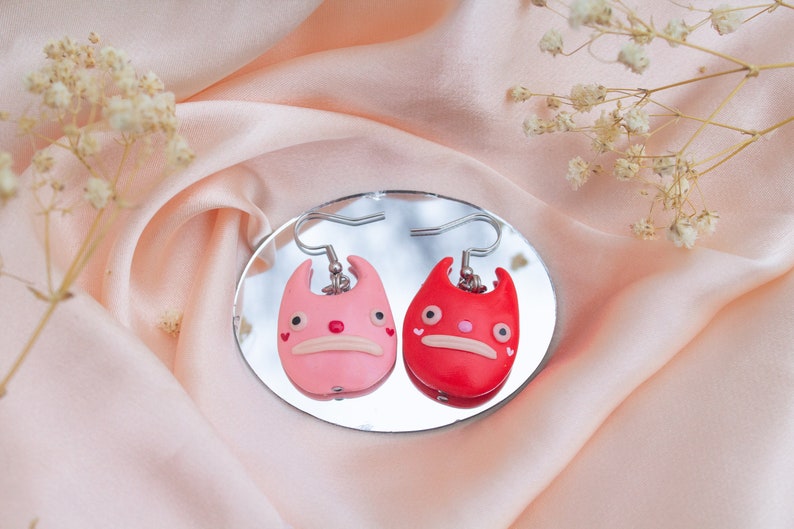 Love devil earrings