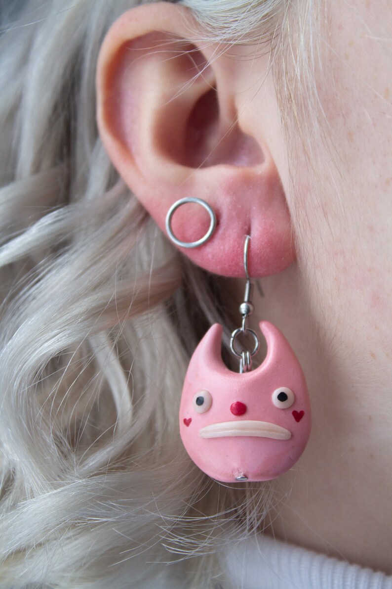 Love devil earrings
