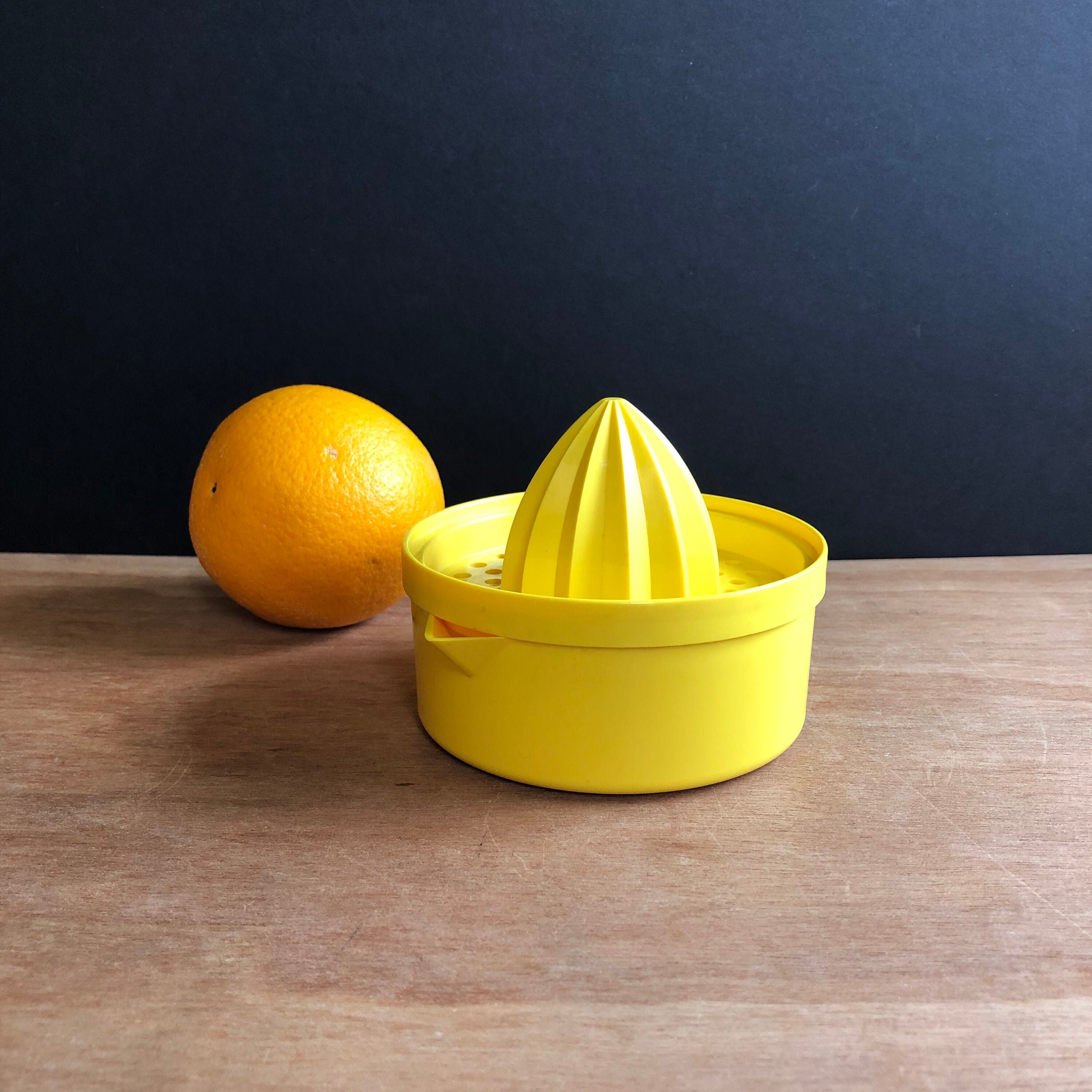 Vintage Yellow Plastic Sunkist Juicer Etsy