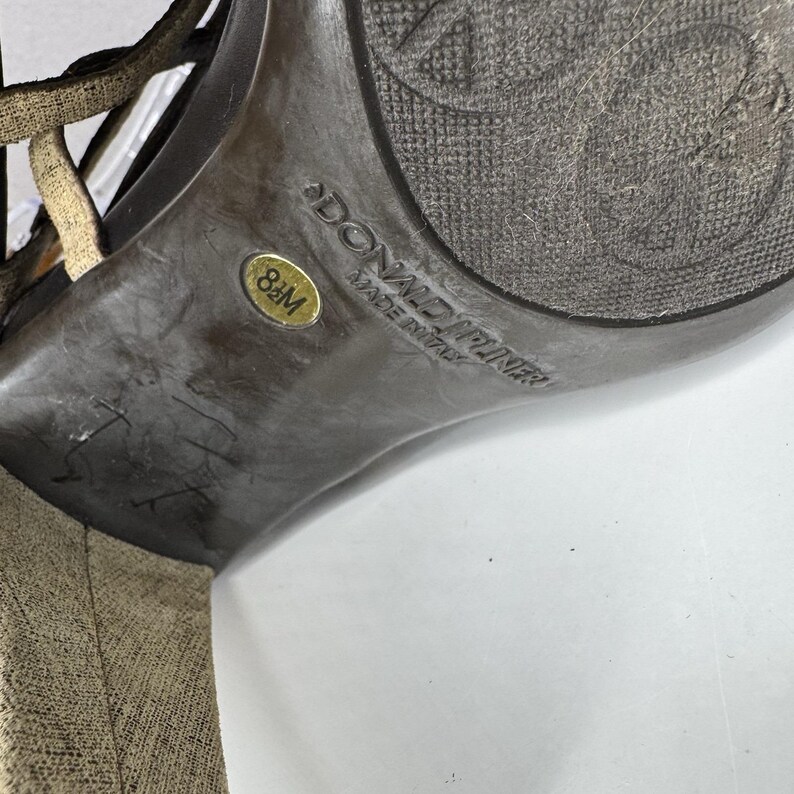 Sandalias de tacón con cuentas estilo boho de Donald J. Pliner, talla 8.5, de cuero, fabricadas en Italia. imagen 8