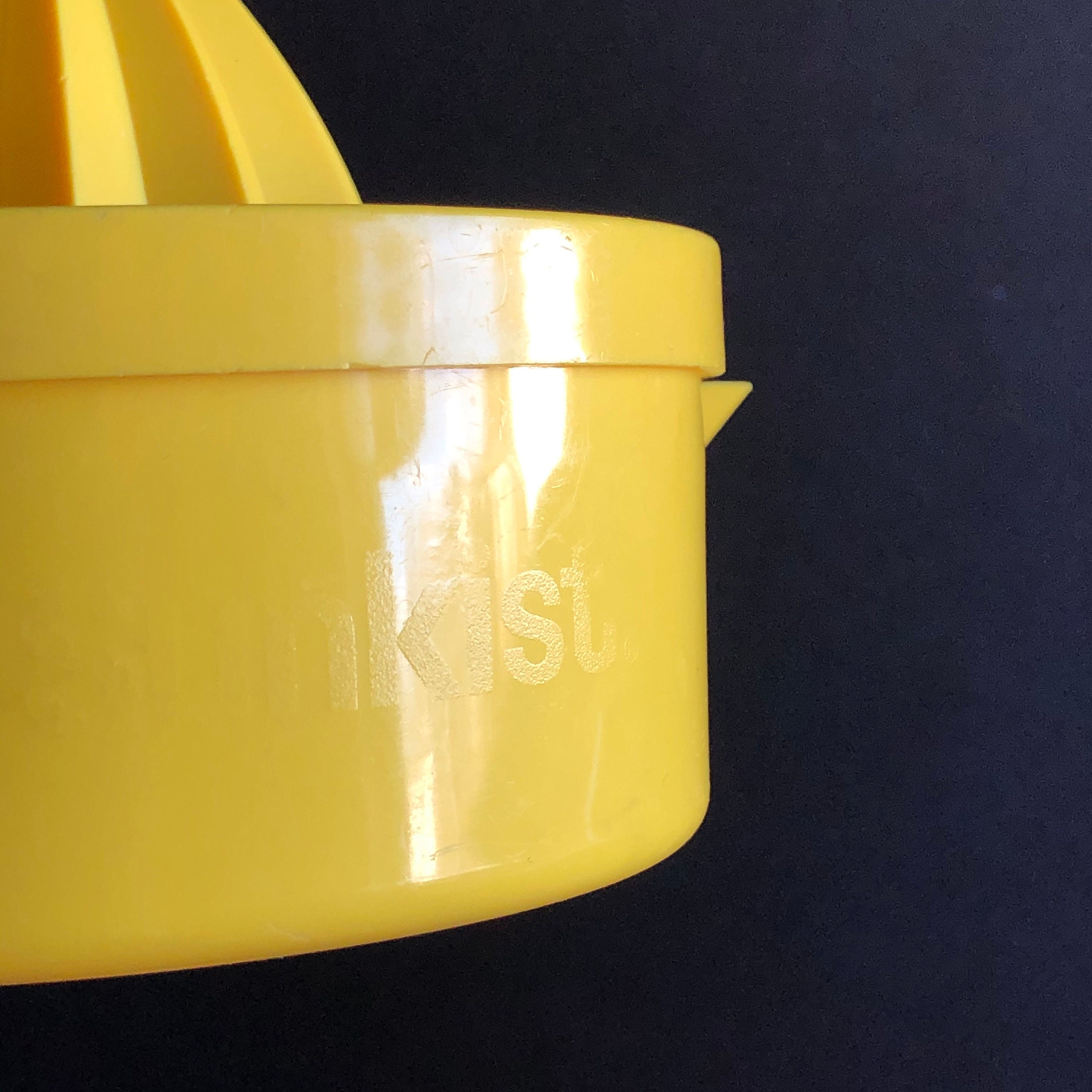 Vintage Yellow Plastic Sunkist Juicer Etsy