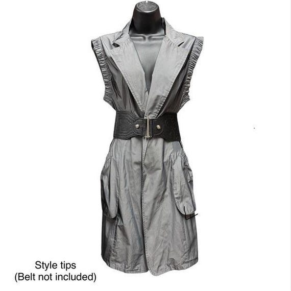 Futuristic Y2k Cyberpunk Hackers style Vest Metal… - image 2