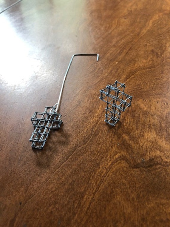Handmade Wire Cross Etsy