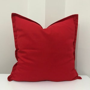 Red linen pillow, linen pillow cover, connecting pillow, seat cushion, farmhouse pillow, cheap decorative pillow, linen cushion, gift pillow