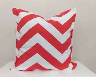 Red and white linen pillow, linen pillow cover, decorative linen pillows, custom pillows, handmade pillows, linen cushion, 18x18 pillows