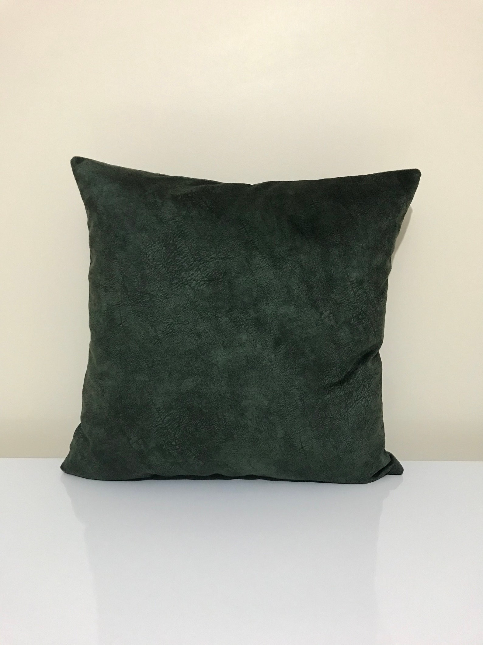 Dark green pillow dark green design pillow throw pillow Etsy