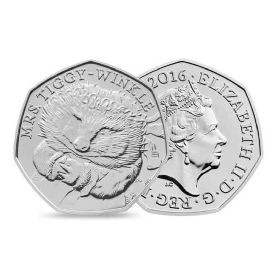Mrs. Tiggywinkle 2016, Beatrix Potter 50p, Collectible Commemorative Coin Etsy UK