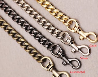 9mm Goldene Metall kette für Geldbörse Hochwertige Hardware für Geldbörse Handtasche Zubehör für Großhandel Geldbörse Handwerk Zubehör Crossbody Tasche Kette