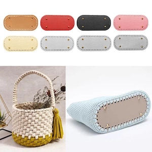 Oval-shaped Purse Bottom Board DIY Leather Board Handbag Bottom Bag Bottom Support  Purse Base Shaper Pink Bottom Board Purse Accessories