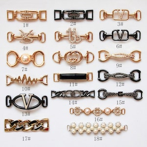 Shoes Decoration Buckle Metal Buckles Metal Chain For Shoes Decoration Shoes Pendant Shoes DIY Making Hardware Supplies Handmade Accessories