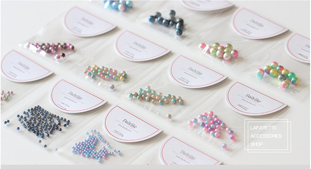 Package of 3mm 5mm 8mm Beads Dangling Bead Handmade Beads Accessories