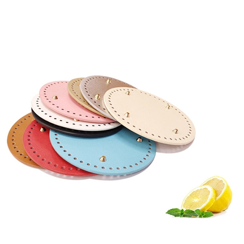 18mm Base Shaper Round Base Shaper Purse Base Shaper Bottom Board For Bag Purse Supplies Handmade Craft Bottom Support DIY Soft Edges Pink