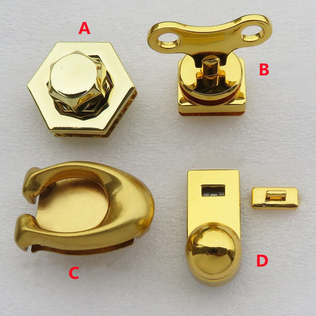 Fashion Bag Hardware Bag DIY Making Golden Purse Lock Mini Bag Lock