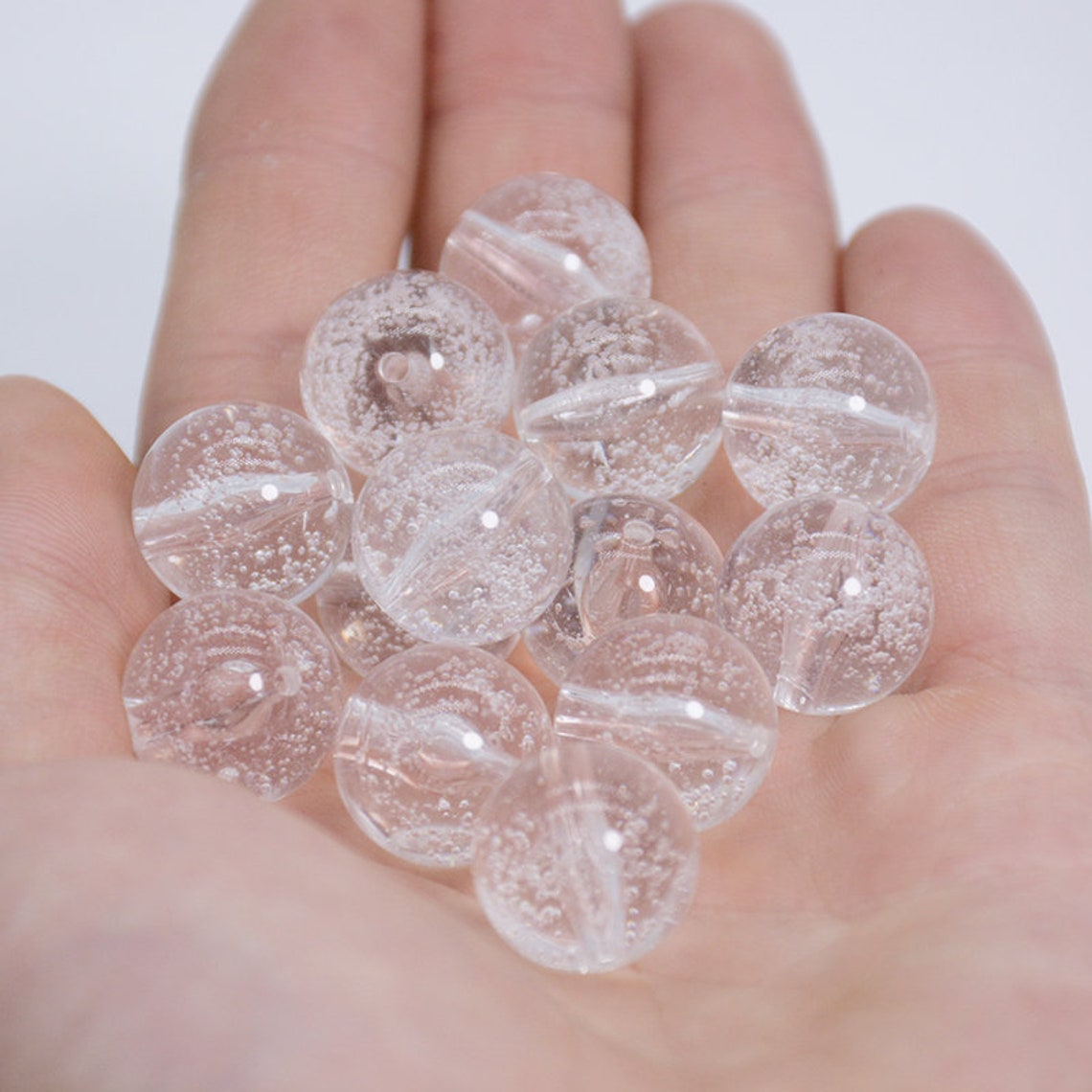 High Quality 16mm Bubble Bead DIY Accessories Pink Round Beads Etsy UK