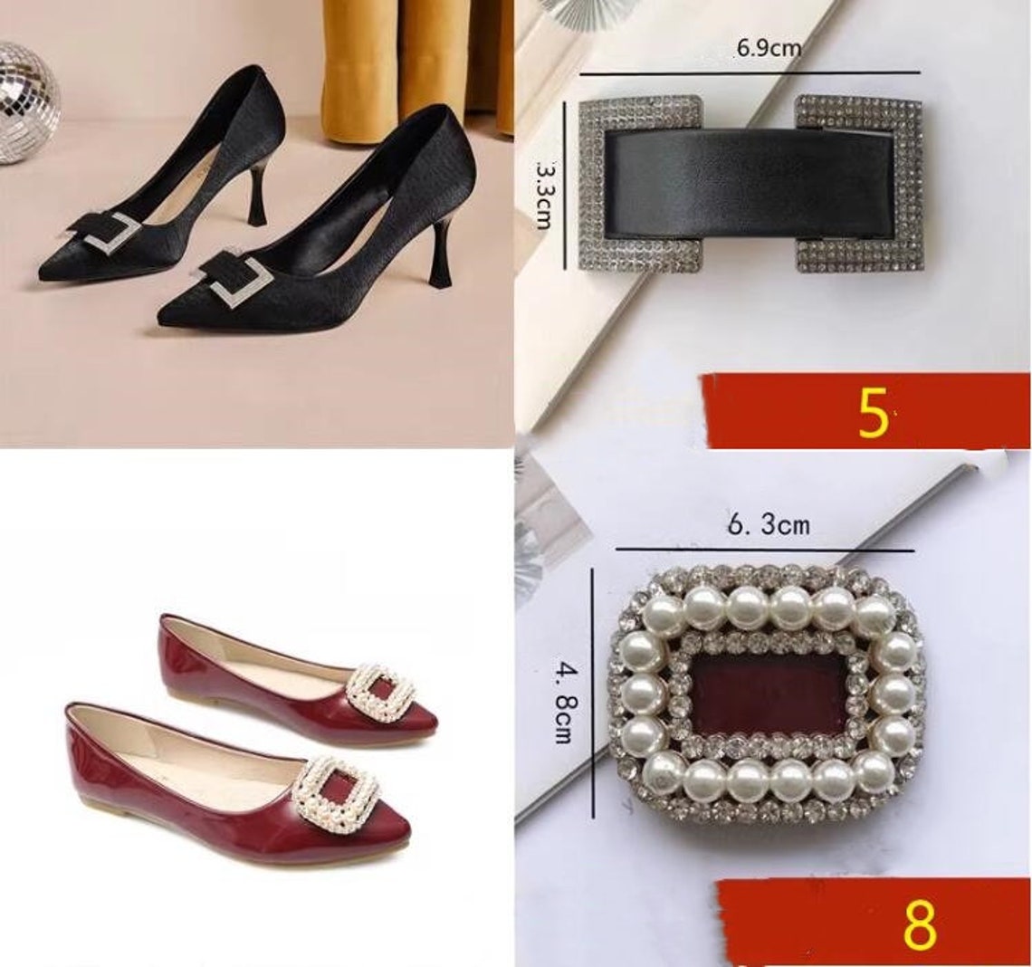 Shoe Buckle Decorative Shoe Accessories Shoe Clip Shoe Making Metal