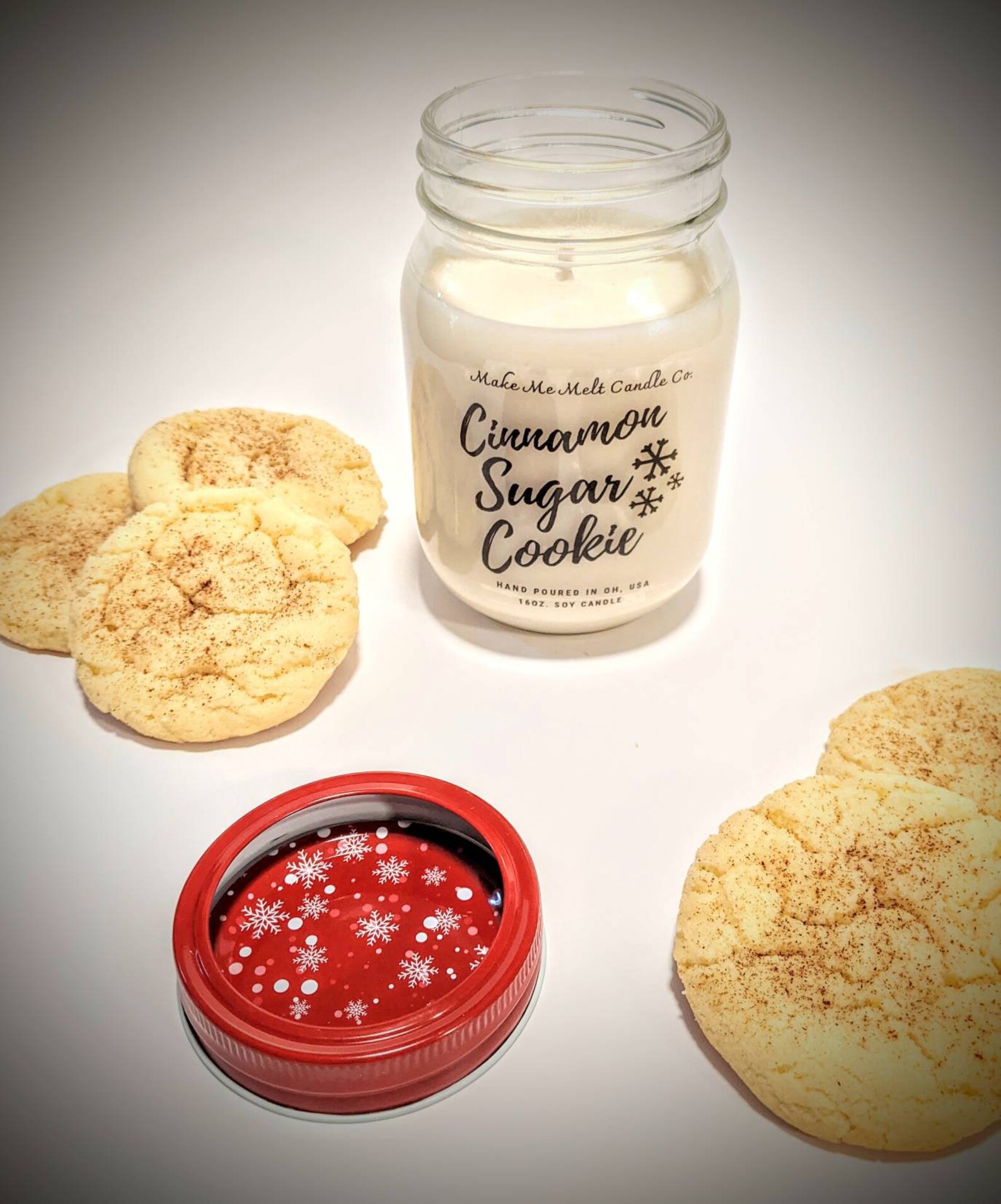 Cinnamon sugar cookie scented candle soy candles vegan Etsy